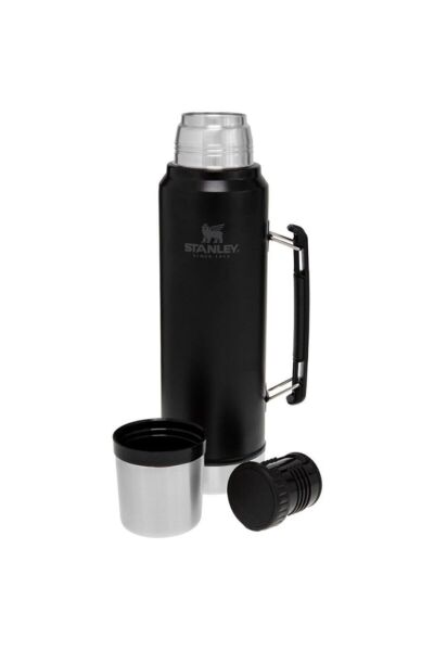 1 Lt Klasik Vakumlu Çelik Termos Siyah