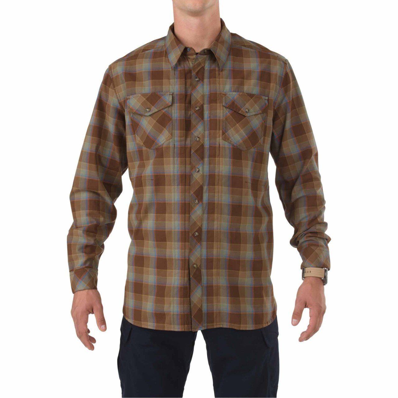 5.11 Flannel L/s Gomlek Kahve