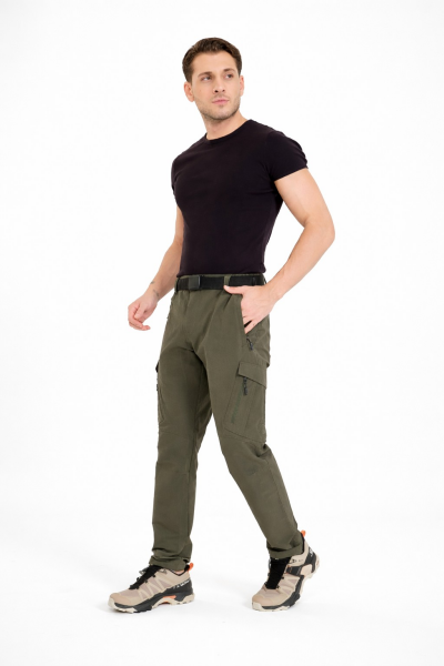 Q&Steinbock Ragnar Man Cargo Pantolon Haki - L