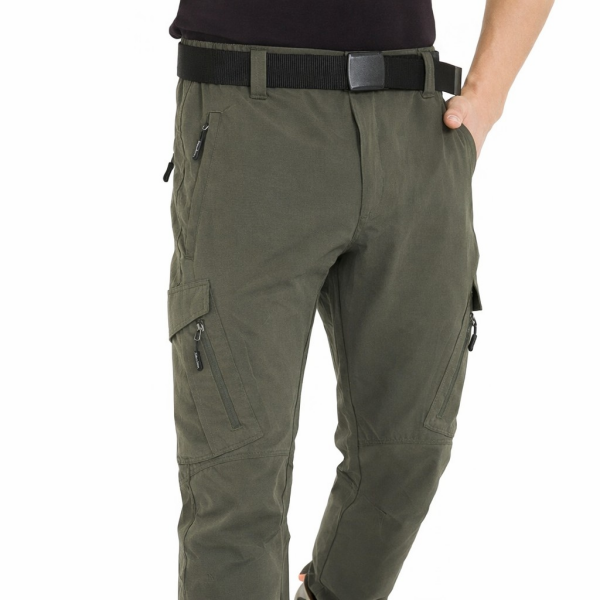 Q&Steinbock Ragnar Man Cargo Pantolon Haki - XL