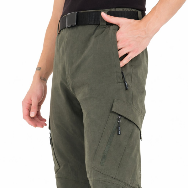 Q&Steinbock Ragnar Man Cargo Pantolon Haki - XXL