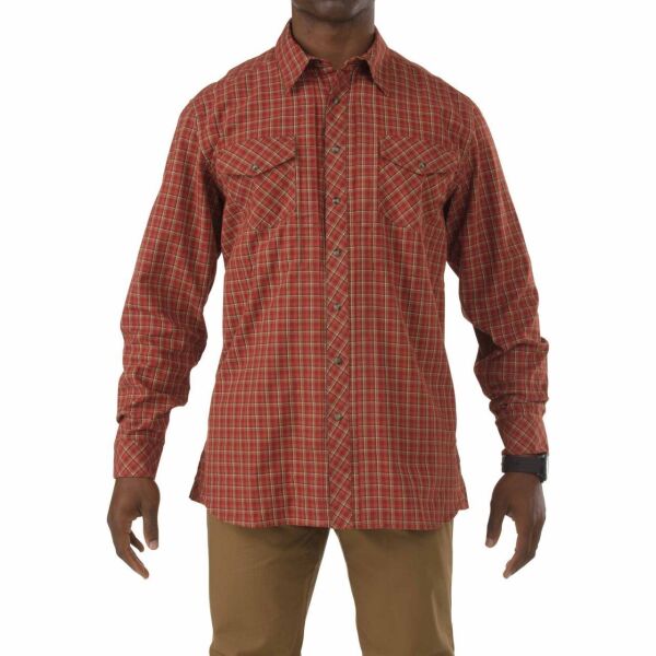 5.11 Flannel L/s Gomlek Kirmizi