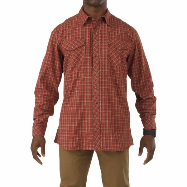 5.11 Flannel L/s Gomlek Kirmizi