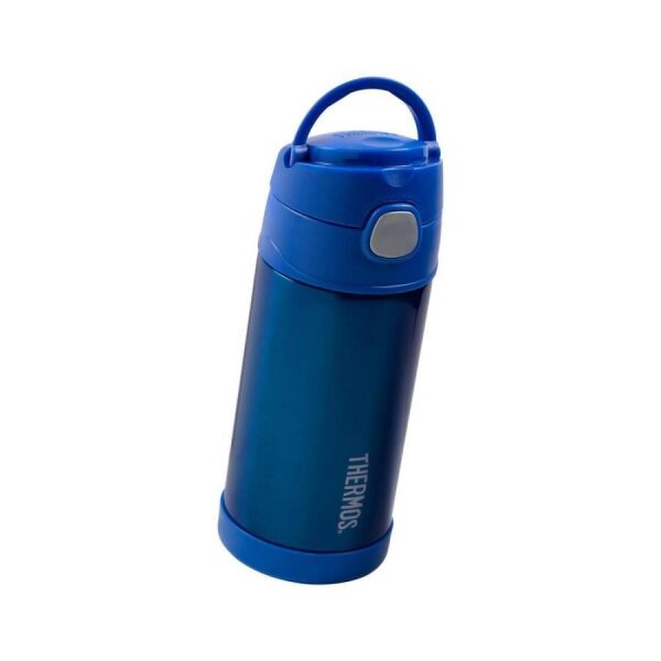 Thermos Funtainer Çocuk Pi̇petli̇ Termos 0,35 Li̇tre Mavi̇ Renk