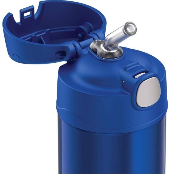 Thermos Funtainer Çocuk Pi̇petli̇ Termos 0,35 Li̇tre Mavi̇ Renk