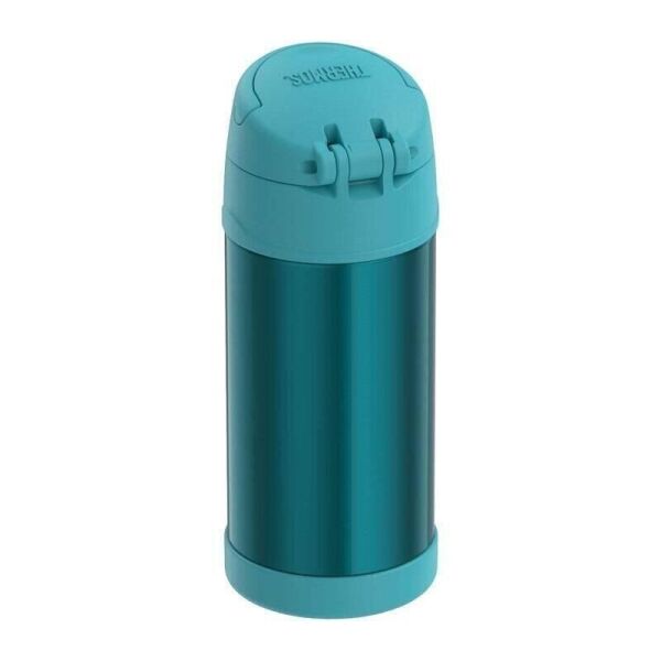 Thermos Funtainer Çocuk Pi̇petli̇ Termos 0,35 Li̇tre Turkuaz Renk
