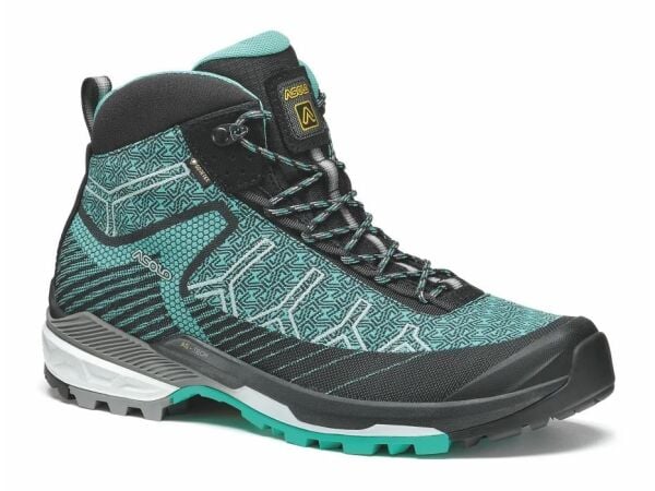 Asolo Falcon Black/Aqua Green Gore Tex Kadın Outdoor Bot