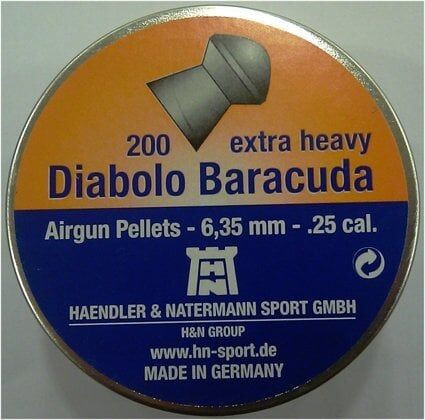 H&n Diabolo Baracuda 6.35 Cal Havali Saçma