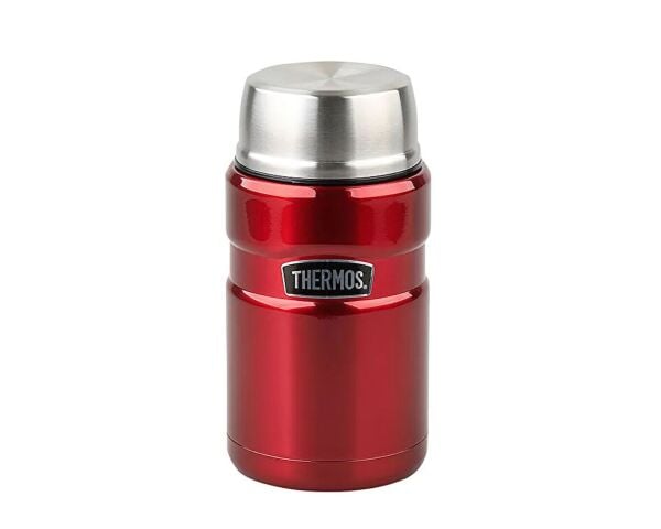 THERMOS STAINLESS KING YEMEK TERMOSU 0.71 LİTRE BORDO