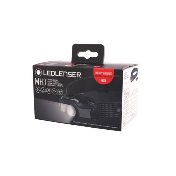 Ledlenser Mh3 Black/gray Kafa Feneri̇
