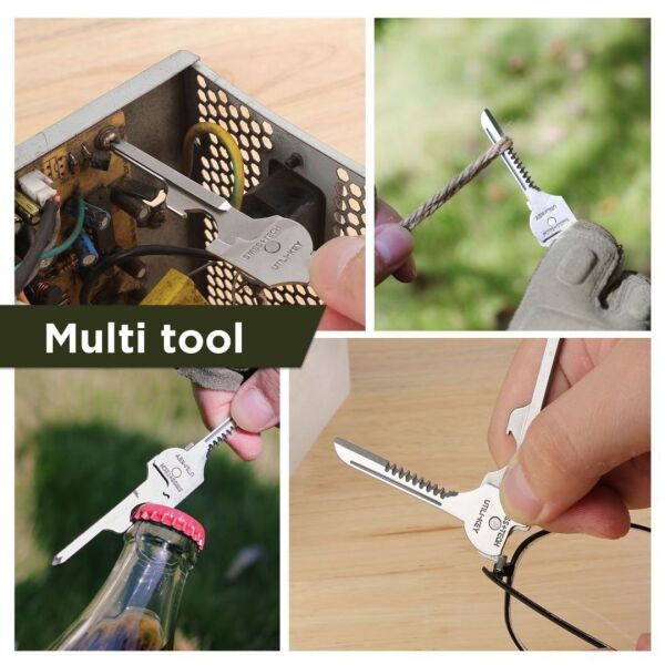 Swiss+Tech Utili-Key 6-in-1 Çok Amaçlı Anahtarlık Multitool