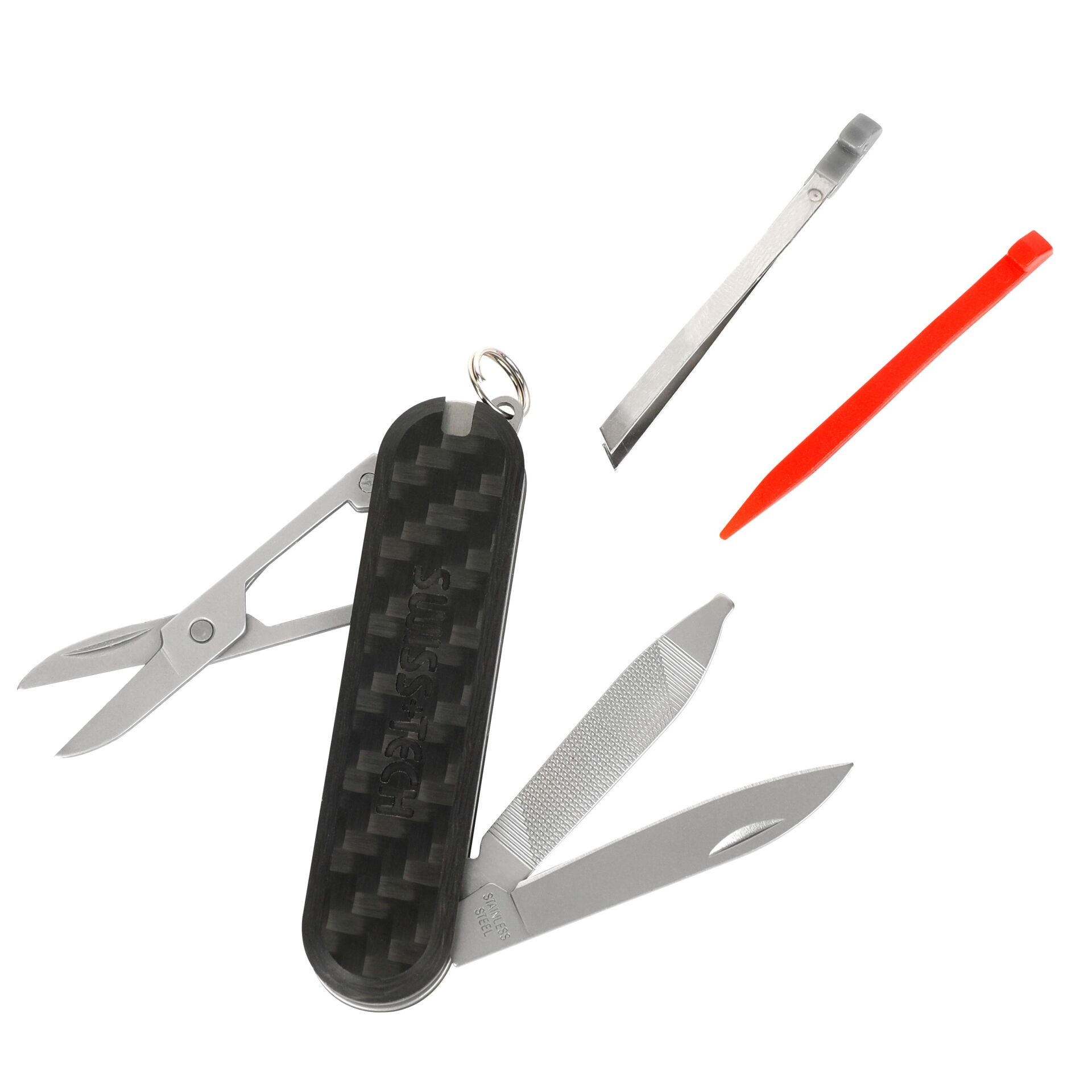 Swiss+Tech  7-in-1 Çok Amaçlı Anahtarlık Multitool