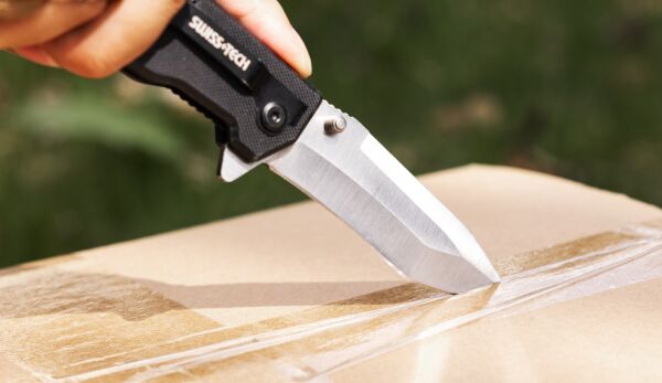 Swiss+Tech  G10 Paslanmaz Çelik Çakı