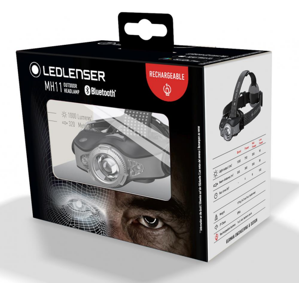 LEDLENSER MH11 GRAY KAFA FENERİ