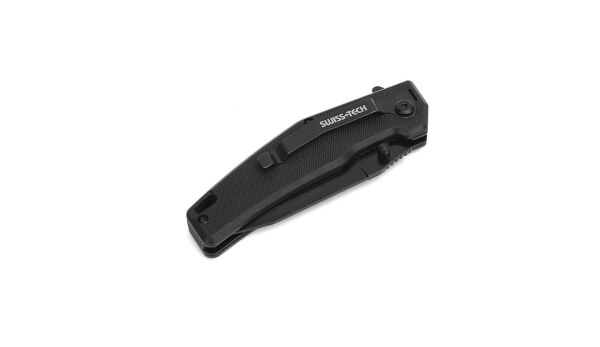 Swiss+Tech  G10 Siyah Titanyum Katlanır Çakı