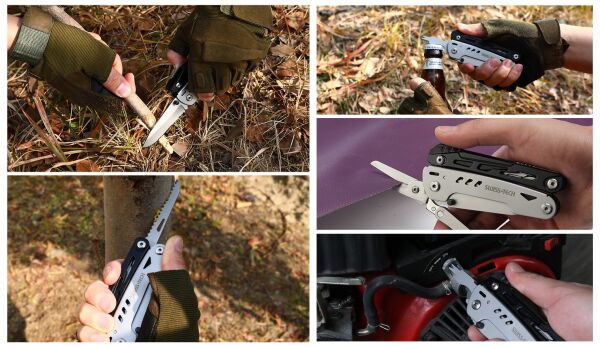 Swiss+Tech 11-in-1 Çok Amaçlı Multitool Pense