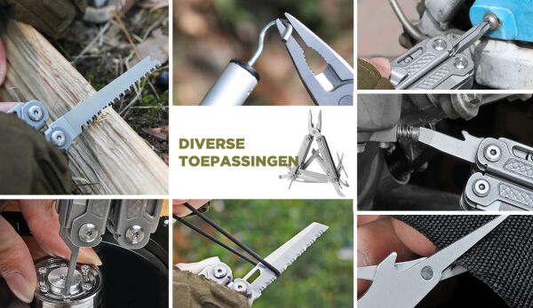 Swiss+Tech 17-in-1 Çok Amaçlı Multitool Pense