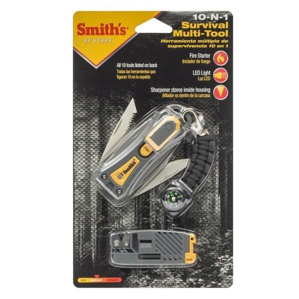 Smiths 10-n-1 Survival Multi-tool Biley Aparat