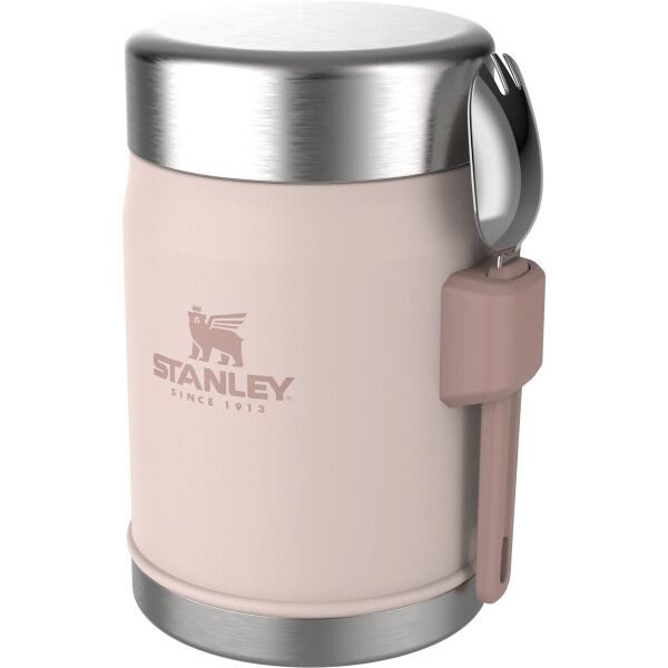 Stanley Classic Legendary Kaşıklı Yemek Termosu 0.40 Litre Rose Quartz