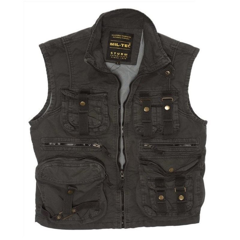 Sturm Survival Cok Cepli Siyah Yelek