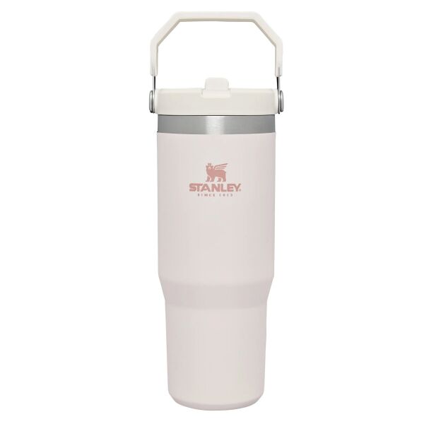 STANLEY THE ICE FLOW FLİP STRAW PİPETLİ TERMOS 0.89 LİTRE PUDRA RENK