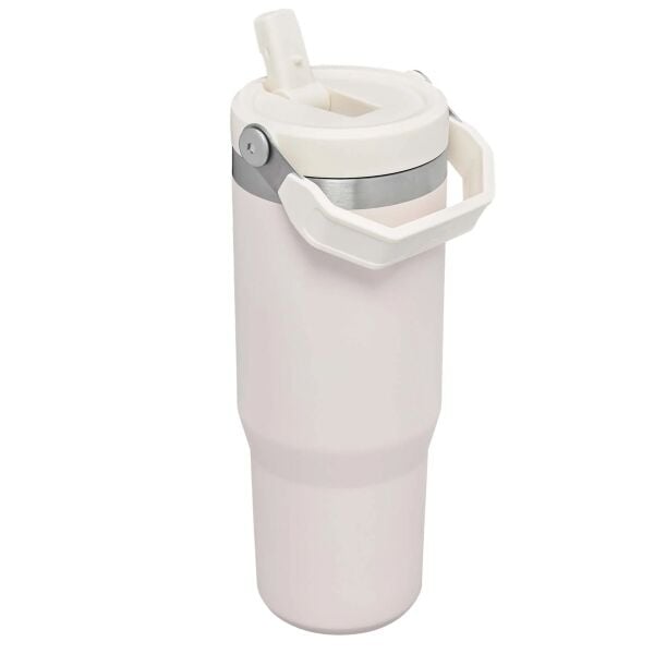 STANLEY THE ICE FLOW FLİP STRAW PİPETLİ TERMOS 0.89 LİTRE PUDRA RENK