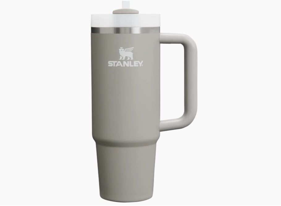 Stanley Quencher 0.89 Li̇tre Pi̇petli̇ Termos Gri̇ Renk