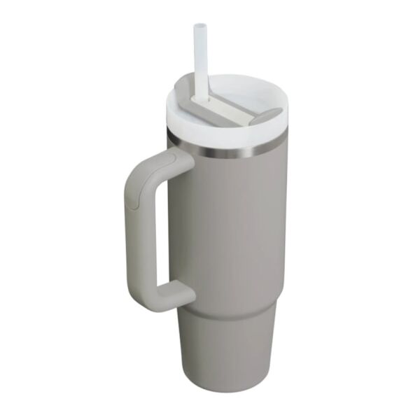 STANLEY QUENCHER 0.89 LİTRE PİPETLİ TERMOS GRİ RENK