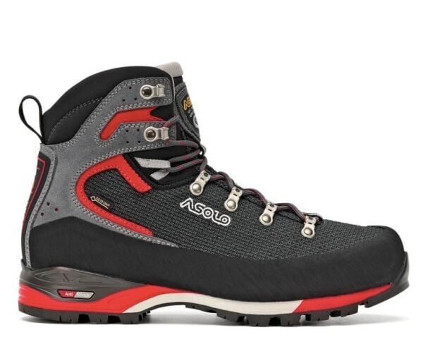 Asolo Corax Black/Red Gore-Tex Outdoor Erkek Bot