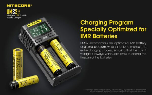 Nitecore Ums2 Pil Dolum Kiti