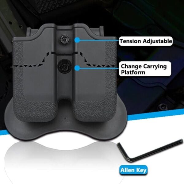 Cytac Universal Çiftli Şarjör Kılıfı