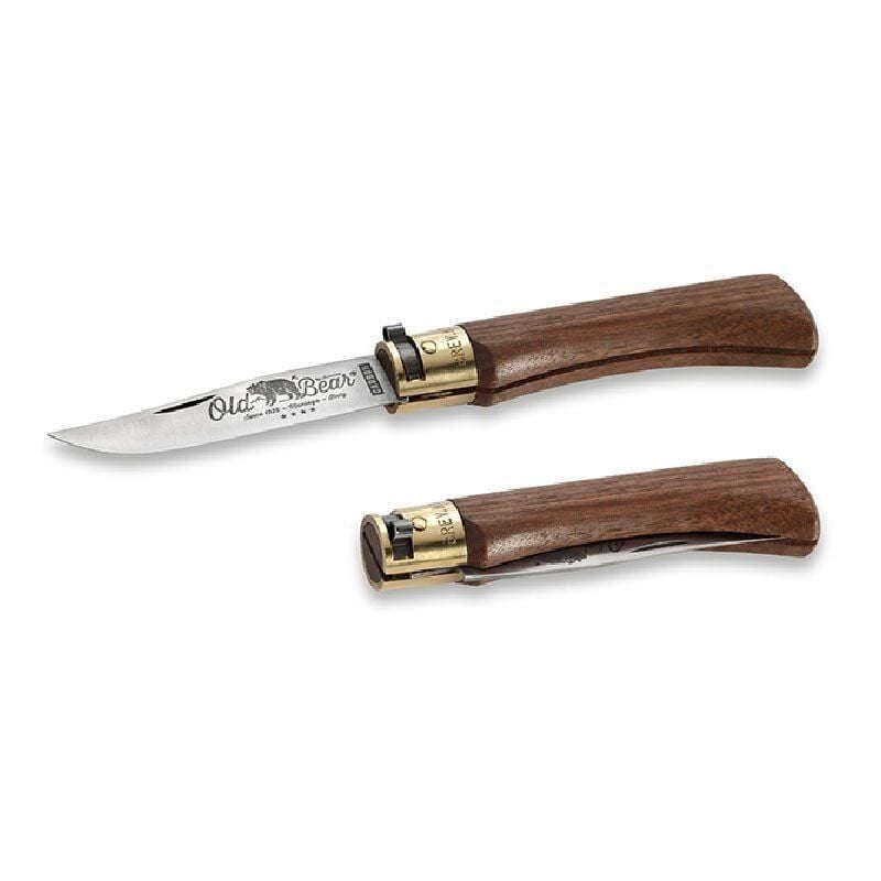 Old Bear 17 Cm Ceviz Ahsap Sap 6 3/4'' S Caki