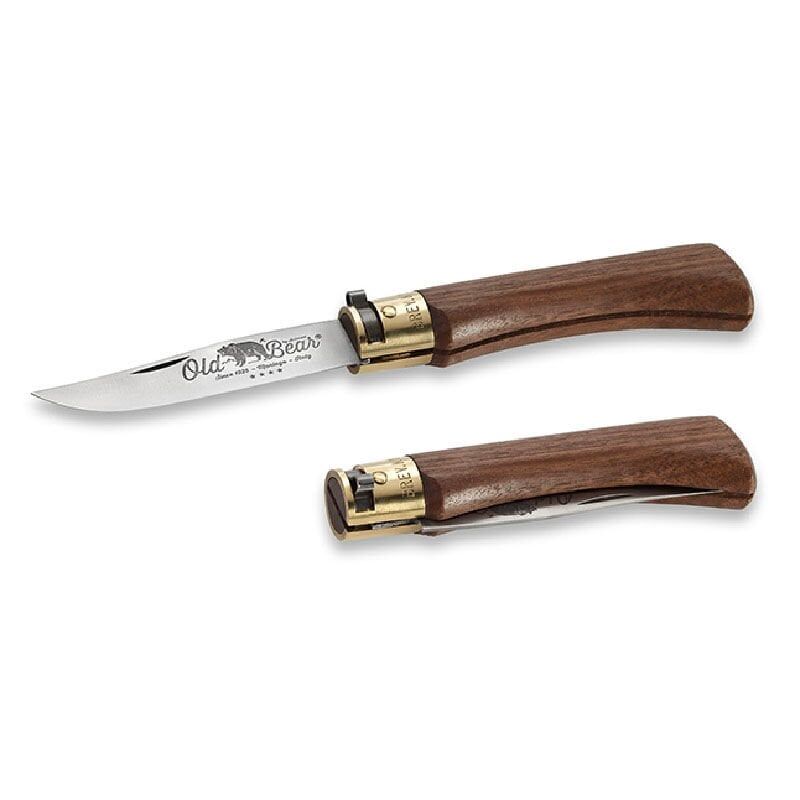 Old Bear 21 Cm Ceviz Ahsap Sap 8 1/4'' L Caki