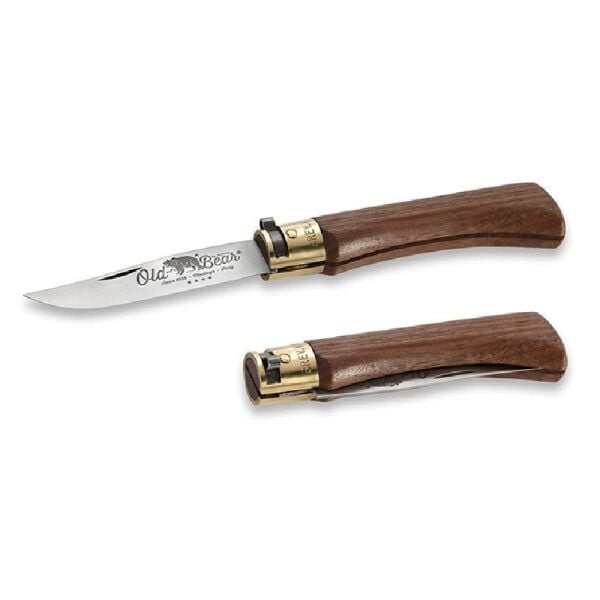 Old Bear 21 Cm Ceviz Ahsap Sap 8 1/4'' L Caki