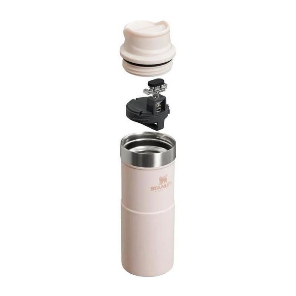 STANLEY KLASİK TRİGGER ACTİON 0.35 LİTRE TERMOS PUDRA RENK