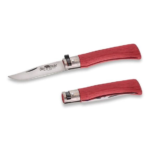 Old Bear 17 Cm Lamine Kirmizi Ahsap 6 3/4'' S Caki