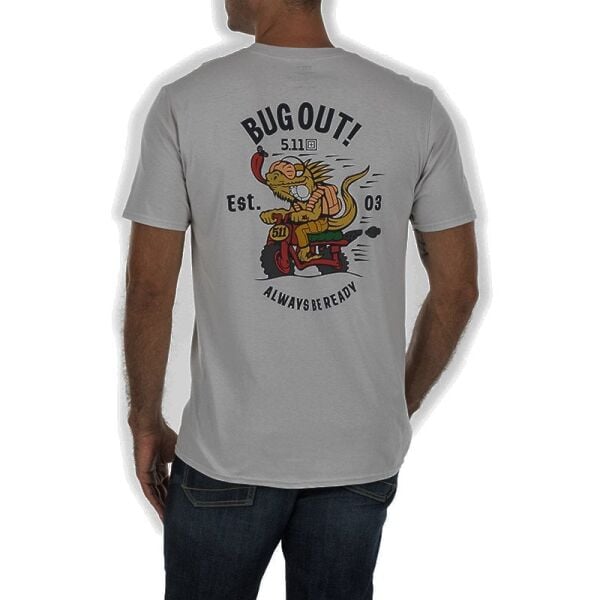 5.11 Bug Out Ss Acik Gri T-shirt