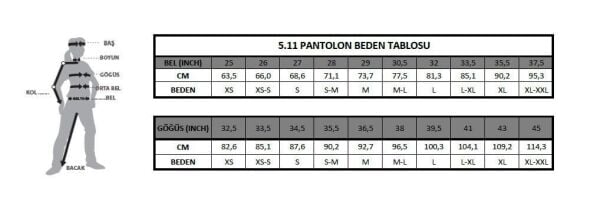 5.11 Wm Cirrus Si̇yah Bayan Pantolon