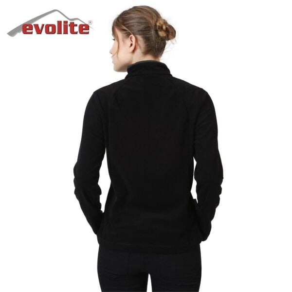 Evolite Fuga Kadın Mikro Polar Sweater - Siyah