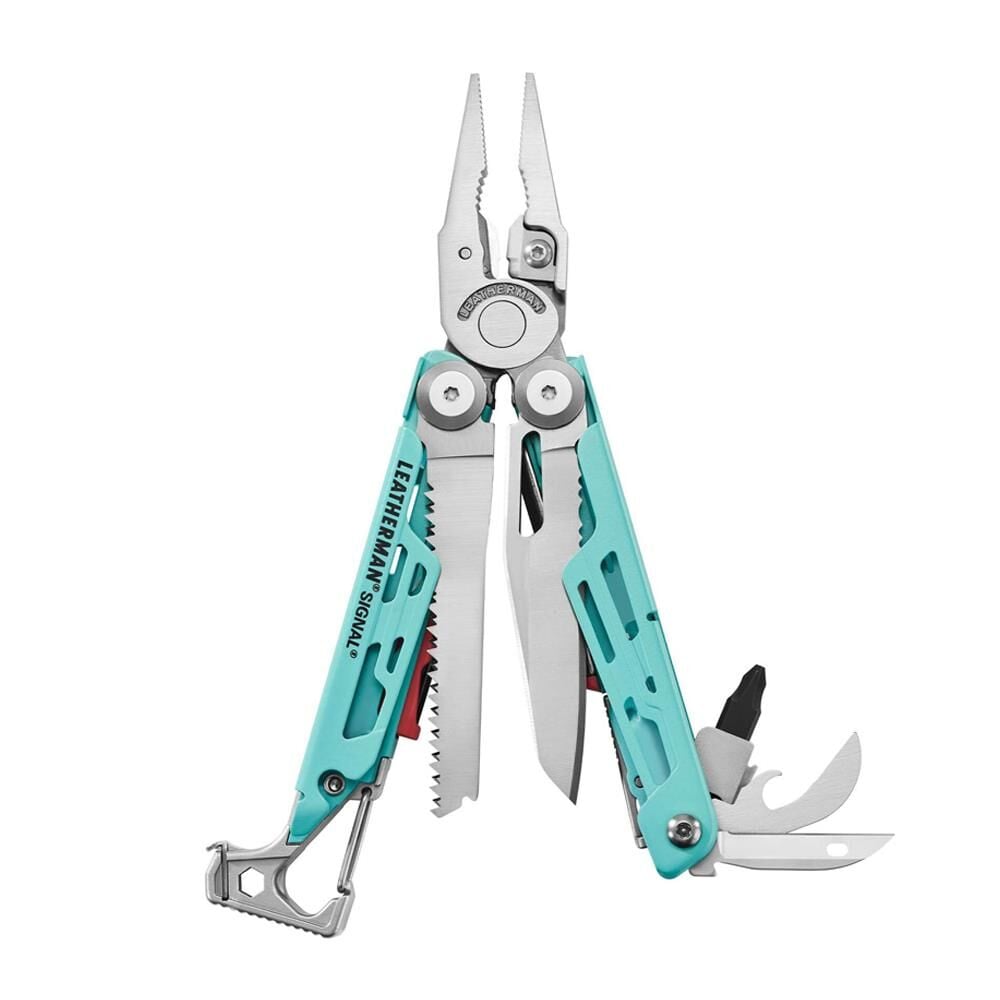 Leatherman Si̇gnal Aqua Si̇lver Çok Amaçli Multi̇ Tool