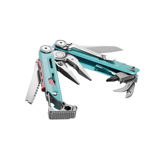 Leatherman Si̇gnal Aqua Si̇lver