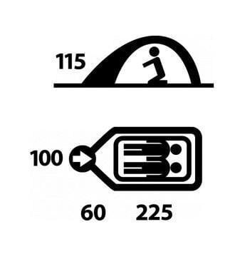 Husky Sawaj Ultra Yesil 2 Kisilik Cadir