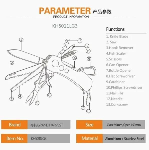 GRAND HARVEST KH5011LG3 MULTİ TOOL