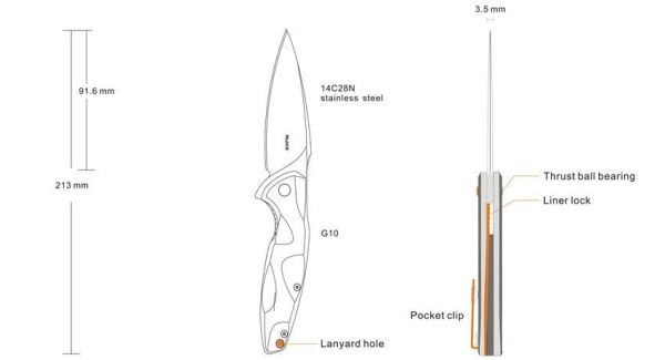 Ruike P105-q Çaki