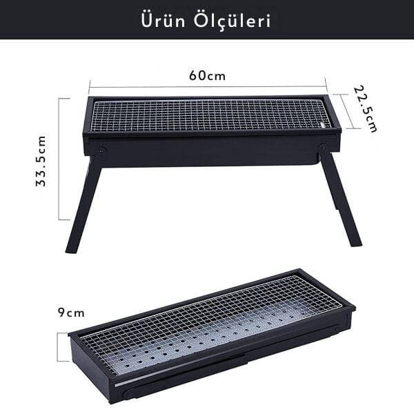Madfox Cookout Portatif Katlanır BBQ Mangal