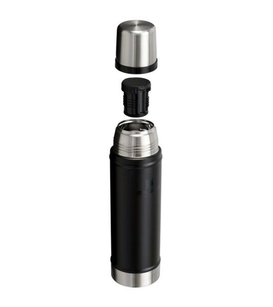 Stanley Klasik Vakumlu Çelik Termos 0.60 Litre Siyah Renk