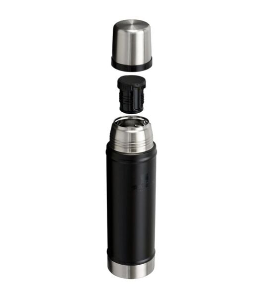 Stanley Klasik Vakumlu Çelik Termos 0.60 Litre Siyah Renk