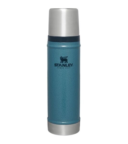 Stanley Klasik Vakumlu Çelik Termos 0.60 Litre Mavi Renk