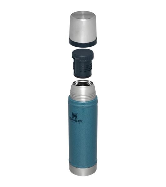 Stanley Klasik Vakumlu Çelik Termos 0.60 Litre Mavi Renk