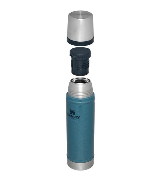 Stanley Klasik Vakumlu Çelik Termos 0.60 Litre Mavi Renk